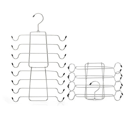 1/3PCS Multilayer Metal Hanger Wardrobe Organizer Storage Lingerie Hanger Foldable Multilayer Hanger for Woman Camisole Bra Belt