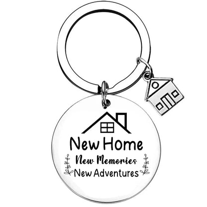 2025 Stainless Steel New Home Keychain Couples First Home Sweet Home Gift Couple New House Keychain Housewarming Gift