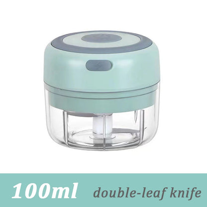 Electric Mini Garlic Mincer USB Vegetable Onion Chopper Portable Small Food Processor for Ginger Chili Vegetables