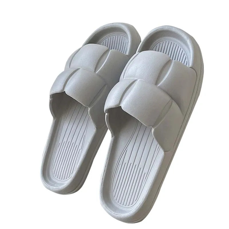 Home Summer Slippers Sandals Home Bathroom Bath Breathable Lightweight Non-slip Soft Indoor Home EVA Men and Women