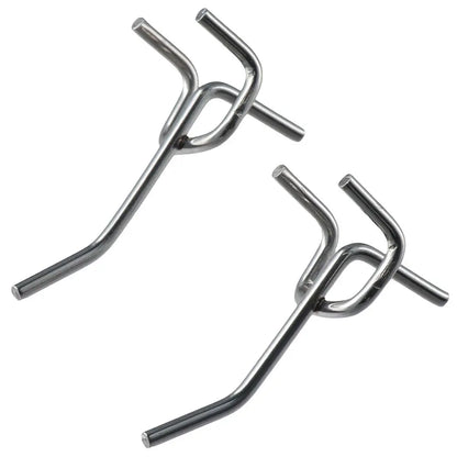 50pcs Perforated Panel Holder Goods Shelf Display Hooks Pegboard Hooks Retail Shop Peg Storage Racks
