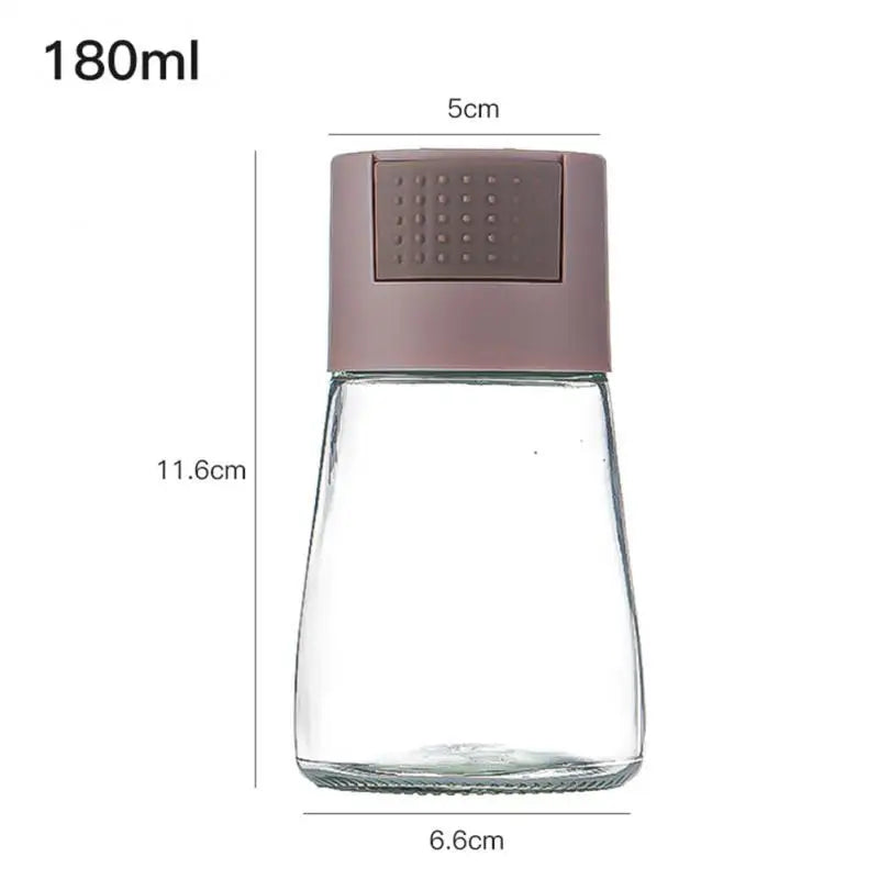 0.5g Metering Salt Shaker Push Type Salt Dispenser Salt Tank Sugar Bottle Spice Pepper Salt Shaker SpiceJar Can Seasoning Bottle