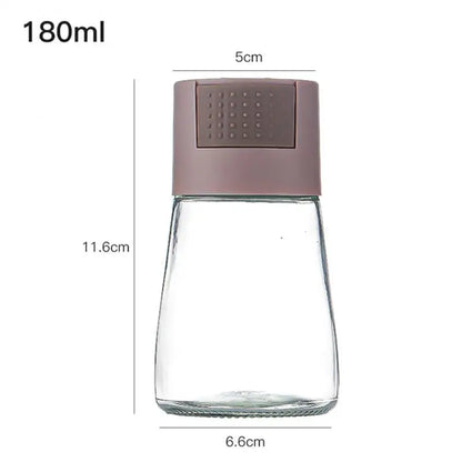 0.5g Metering Salt Shaker Push Type Salt Dispenser Salt Tank Sugar Bottle Spice Pepper Salt Shaker SpiceJar Can Seasoning Bottle