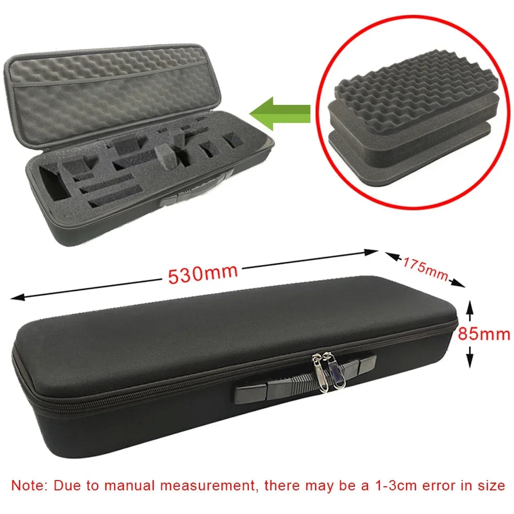 Watch Carry Case Shockproof Box Watch Storage Bags Organizer Protective Canvas EVA Hard Shell Zipper Tool Case