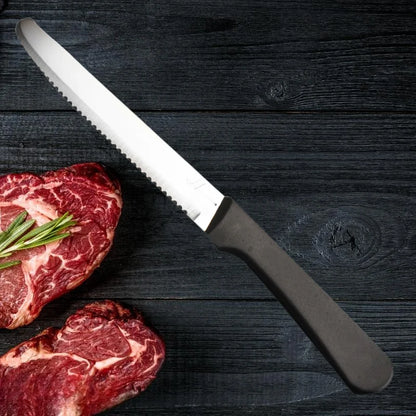 Steak Knives Set Cutlery Set 1~8 Pcs Full Tang Stainless Steel Sharp Serrated Dinner Knives Set Dishwasher Safe For Meat Bread