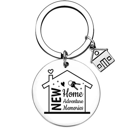 2025 Stainless Steel New Home Keychain Couples First Home Sweet Home Gift Couple New House Keychain Housewarming Gift