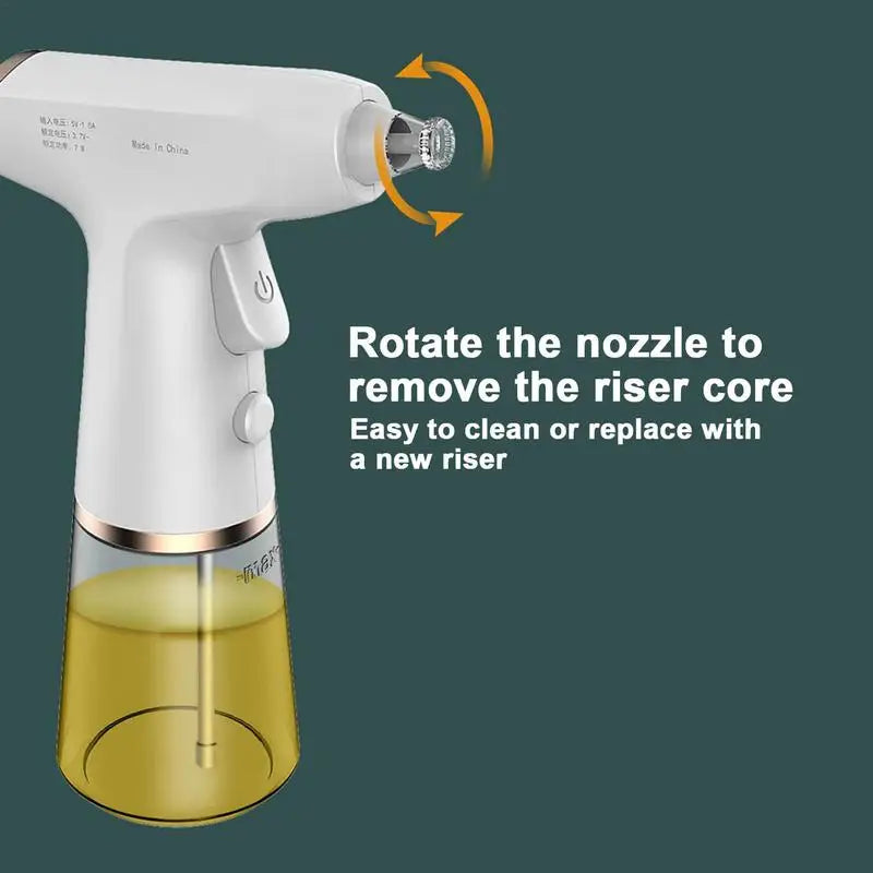 Electric Oil Sprayer Kitchen Utensils Oil Sprayer USB Charging BBQ Novelty Accessories Dispenser Glass Bottle Olive Oil Sprayer
