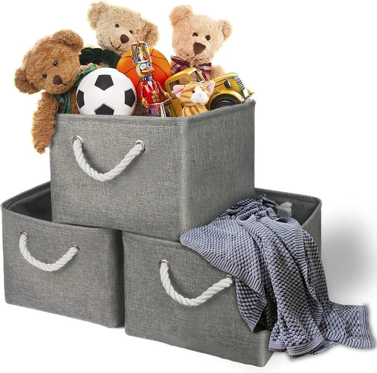 Multi-function Foldable Sundries Storage Basket Foldable Splicing Storage Box With Handle for Clothing Underwear Socks Organizer