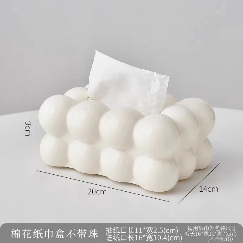 Nordic Cloud Design Tissue Box Holder High Quality Toilet Paper Box Table Napkin Holder Car Tissue Paper Dispenser Home Decor