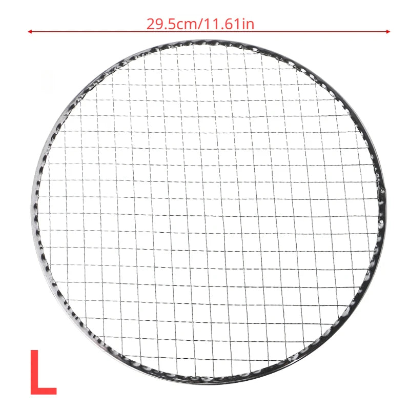 Disposable BBQ Barbecue Grill Basket Mesh Wire Net Fish Vegetable Tool Grill Outdoor Bbq Accessories Barbecue Kitchen Gadgets