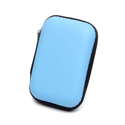 Mini Cable Organizer Memory Card Case Headphone Headset Accessories Carry Pouch Storage Box Coin Purse Earphone Bag