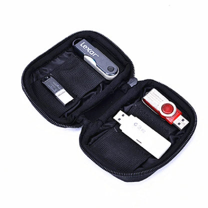U Disk Bag Protective Holder Flash Drives Zipper USB Case Travel Storage Portable Organizer Dustproof Durable Shockproof Tools