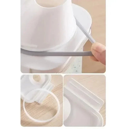 Airtight Laundry Detergent Dispenser Powder Storage Box Clear Washing Powder Liquid Container with Lids Jar