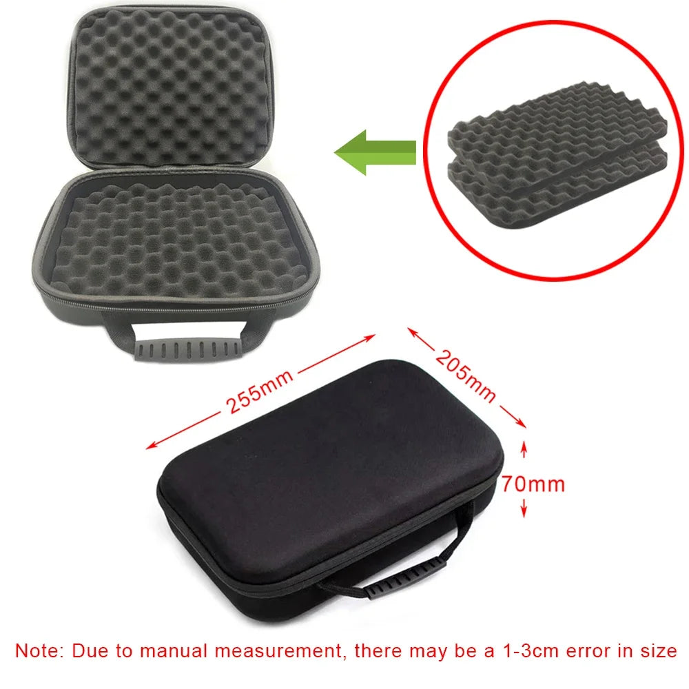 Hard Watch Storage Box Tool Storage Bag Canvas EVA Organizer Shockproof Sponge Carry Case Shell Zipper Protective Box