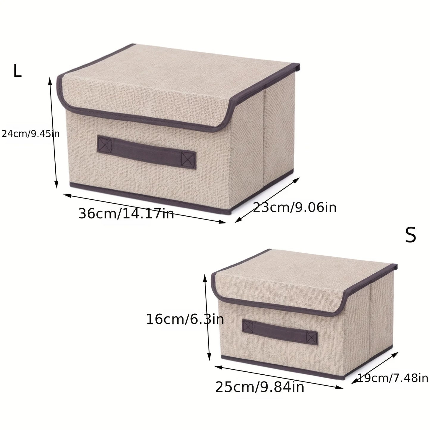 Dust-proof Storage Box Which Can Be Folded And Combined Multi-function Storage Basket For Wardrobe Clothes Book Cosmetics Toys