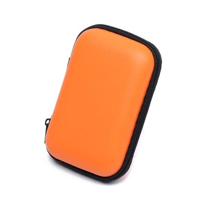 Mini Cable Organizer Memory Card Case Headphone Headset Accessories Carry Pouch Storage Box Coin Purse Earphone Bag