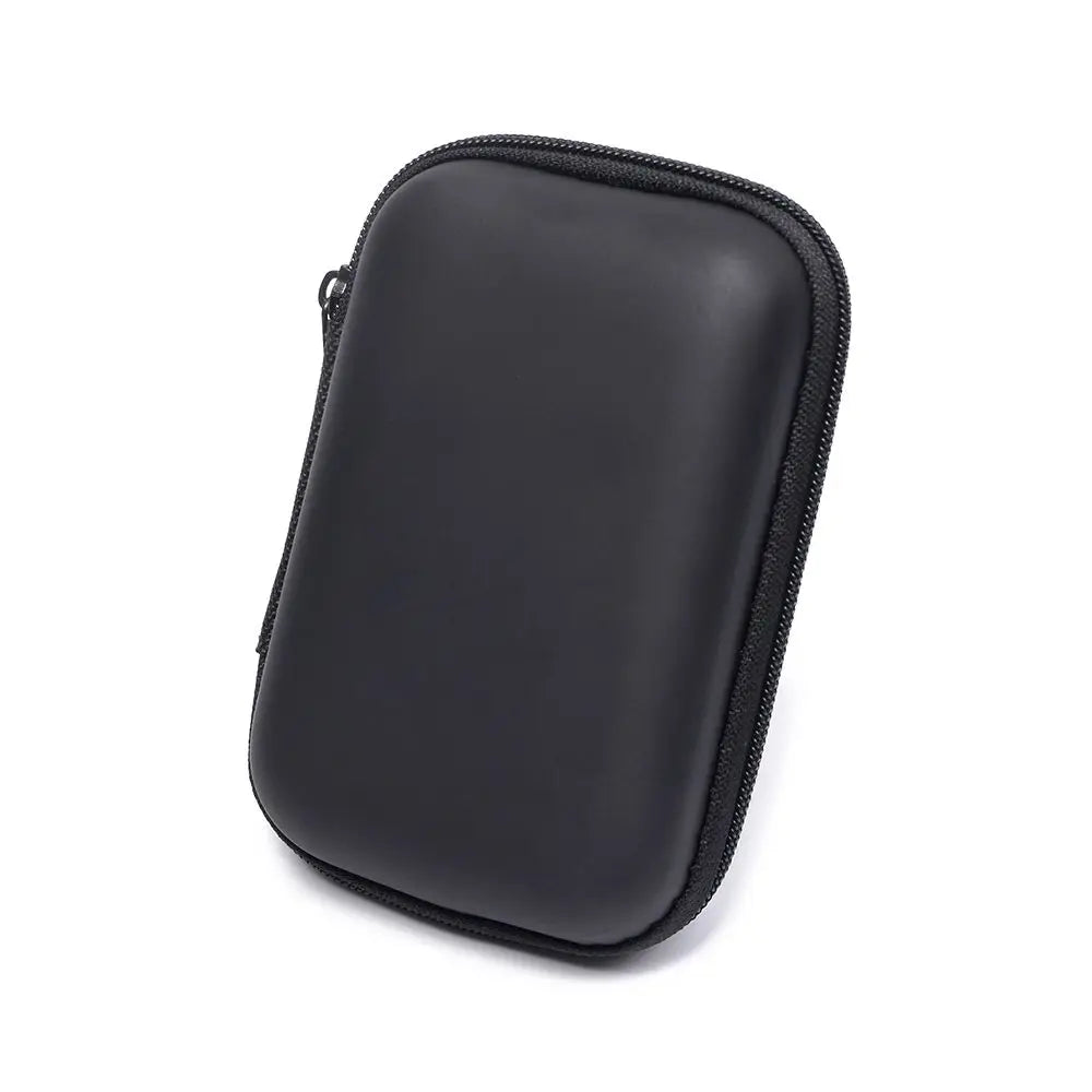 Mini Cable Organizer Memory Card Case Headphone Headset Accessories Carry Pouch Storage Box Coin Purse Earphone Bag