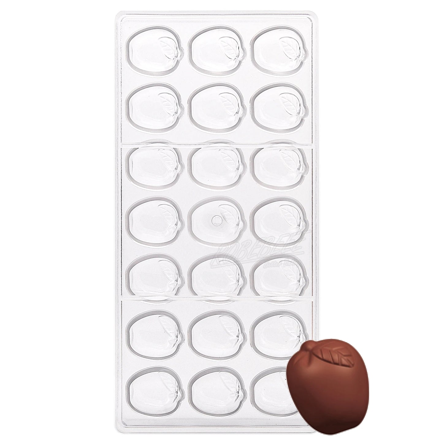 3 Design Almond Walnut Peach Fruit Nut Shape Chocolate Mold Candy Making Tools Ice Cube Molds Sugarcraft Molding DIY Cozinha