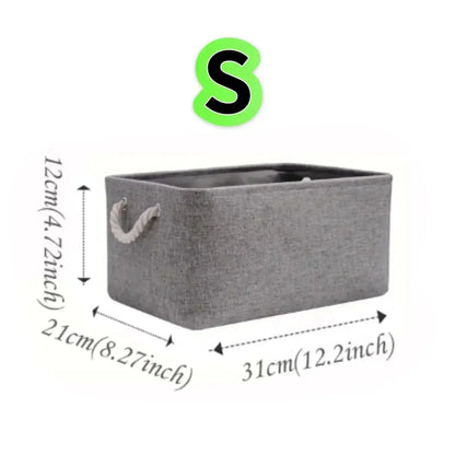 Multi-function Foldable Sundries Storage Basket Foldable Splicing Storage Box With Handle for Clothing Underwear Socks Organizer