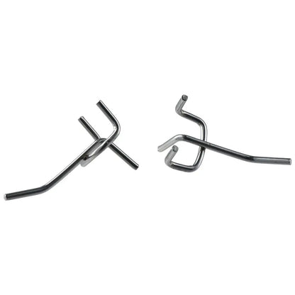 50pcs Perforated Panel Holder Goods Shelf Display Hooks Pegboard Hooks Retail Shop Peg Storage Racks