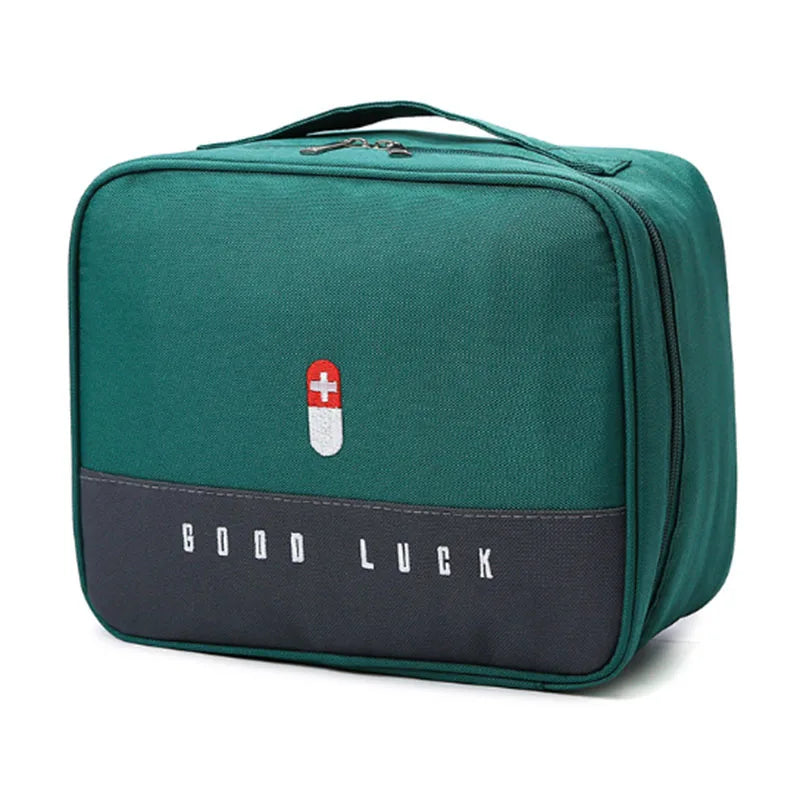 Portable Medicine Bag Travel First Aid Kit Medicine Storage Survival Kit Box Outdoor Emergency Camping