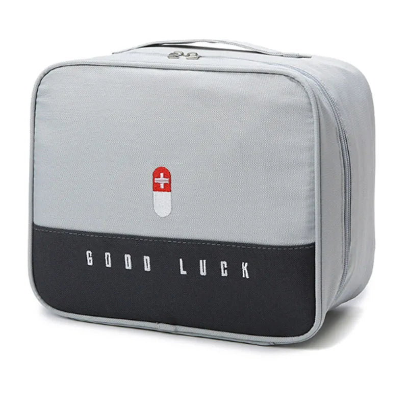 Portable Medicine Bag Travel First Aid Kit Medicine Storage Survival Kit Box Outdoor Emergency Camping