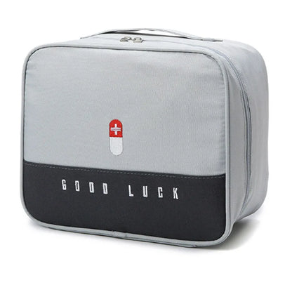 Portable Medicine Bag Travel First Aid Kit Medicine Storage Survival Kit Box Outdoor Emergency Camping