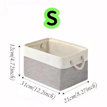 Multi-function Foldable Sundries Storage Basket Foldable Splicing Storage Box With Handle for Clothing Underwear Socks Organizer