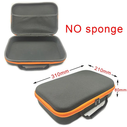 Shockproof Tools Case With Foam Waterproof EVA Storage Bags Hard Zipper Bag For Drill Tool Kit Carry Case Box For Camera