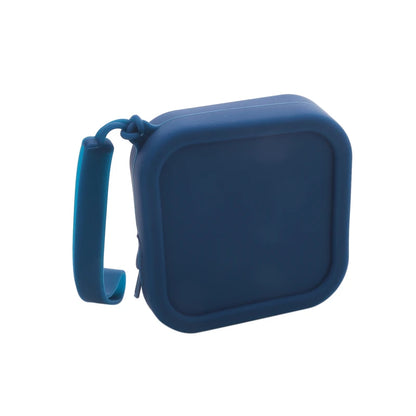 Silicone Square Coin Purse Earphone Storage Bag Women Portable Lipstick Cosmetic Bag Student Simple Small Item Bag