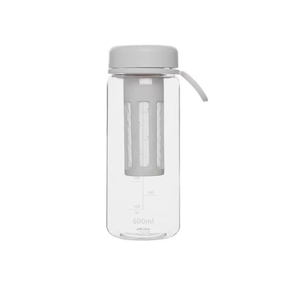 watchget Cold Brew Coffee Maker Travel Tumbler Portable Iced Coffee & Tea Infuser with Silicone Handle/Airtight Lid, Green/White