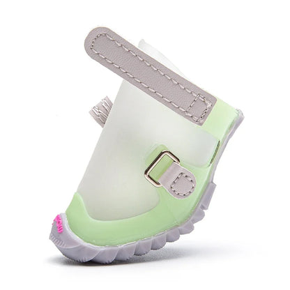 Four Seasons Pet Rain Boots Waterproof Dog Shoes Zapato Perro Yorkshire Terrier Pug Schnauzer Puppy Shoes Dogs Acessorios