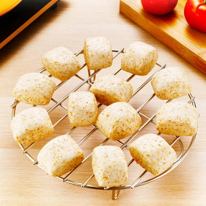 Stainless Steel Ultra Small Bottom Mesh Suitable for Snow Bowl Steaming Rack Outdoor Camping Picnic Steaming Rack