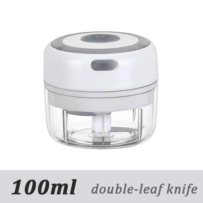 Electric Mini Garlic Mincer USB Vegetable Onion Chopper Portable Small Food Processor for Ginger Chili Vegetables
