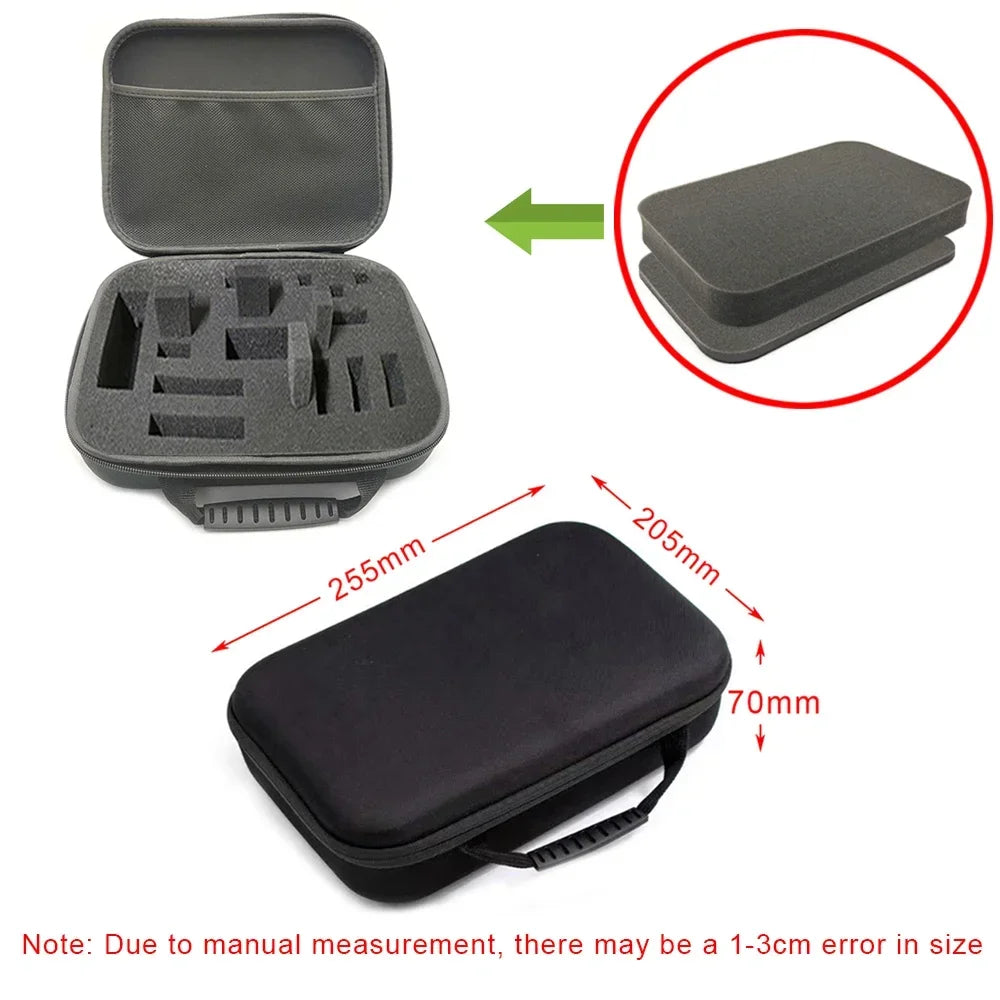 Watch Carry Case Shockproof Box Watch Storage Bags Organizer Protective Canvas EVA Hard Shell Zipper Tool Case