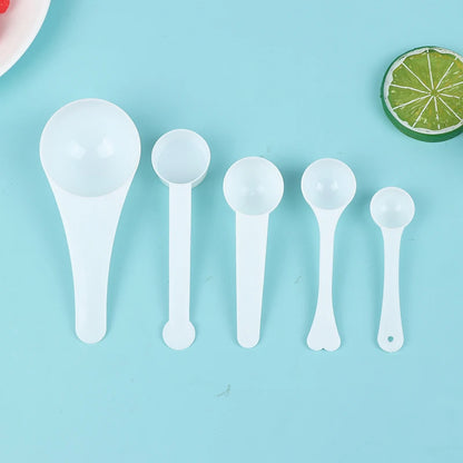 10Pcs 1g 3g 5g 10g Measuring Plastic Scoop Measuring Spoons Milk Powder Spoons