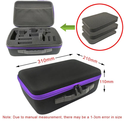 Watch Carry Case Shockproof Box Watch Storage Bags Organizer Protective Canvas EVA Hard Shell Zipper Tool Case