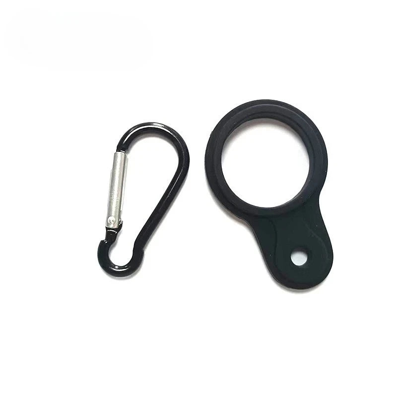 Portable Outdoor Carabiner Silicone Water Bottle Buckle Sports Bottle Buckle Kettle Clip Hook Tool Silicon Cup Holder