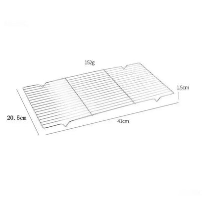 Stainless Steel Mat Net Grid Shape Rectangle Grill Grilling Mesh Net Outdoor Cooking Accessories Barbecue Tools BBQ Tools