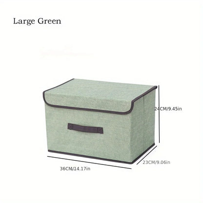 Dust-proof Storage Box Which Can Be Folded And Combined Multi-function Storage Basket For Wardrobe Clothes Book Cosmetics Toys