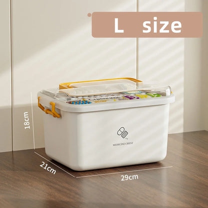 Large Capacity Medicine Box for Home Medicine Storage Multi Layer Classification Home Medicine Box Organizer for Home