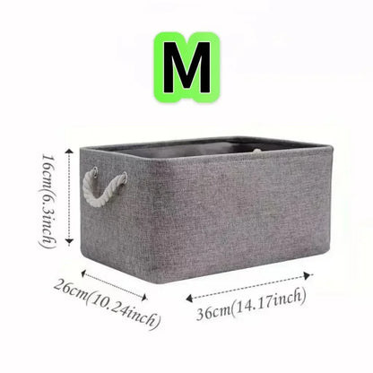 Multi-function Foldable Sundries Storage Basket Foldable Splicing Storage Box With Handle for Clothing Underwear Socks Organizer