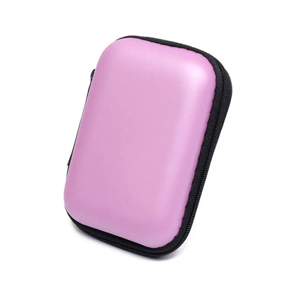 Mini Cable Organizer Memory Card Case Headphone Headset Accessories Carry Pouch Storage Box Coin Purse Earphone Bag