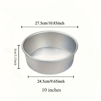 4-12 inch Aluminum Round Cake Bakeware solid bottom Chiffon  die for aluminum alloy Home baking cake mold pan cake tin