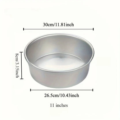 4-12 inch Aluminum Round Cake Bakeware solid bottom Chiffon  die for aluminum alloy Home baking cake mold pan cake tin