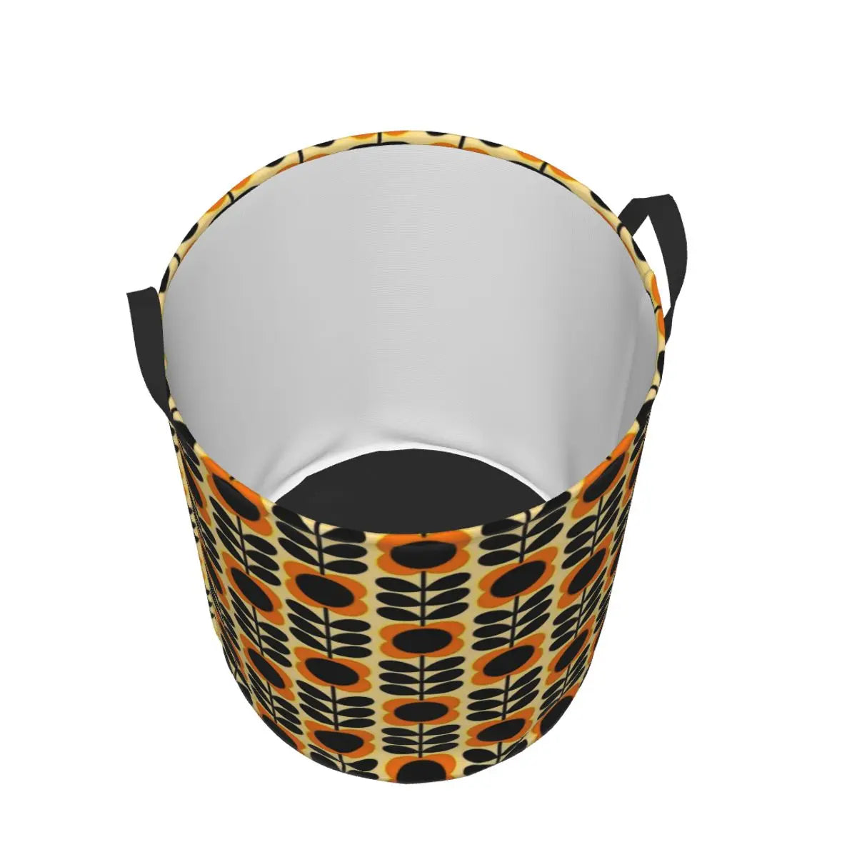 Custom Orla Kiely Multi Stem Flowers Laundry Basket Collapsible Scandinavian Style Toy Clothes Hamper Storage Bin for Kids