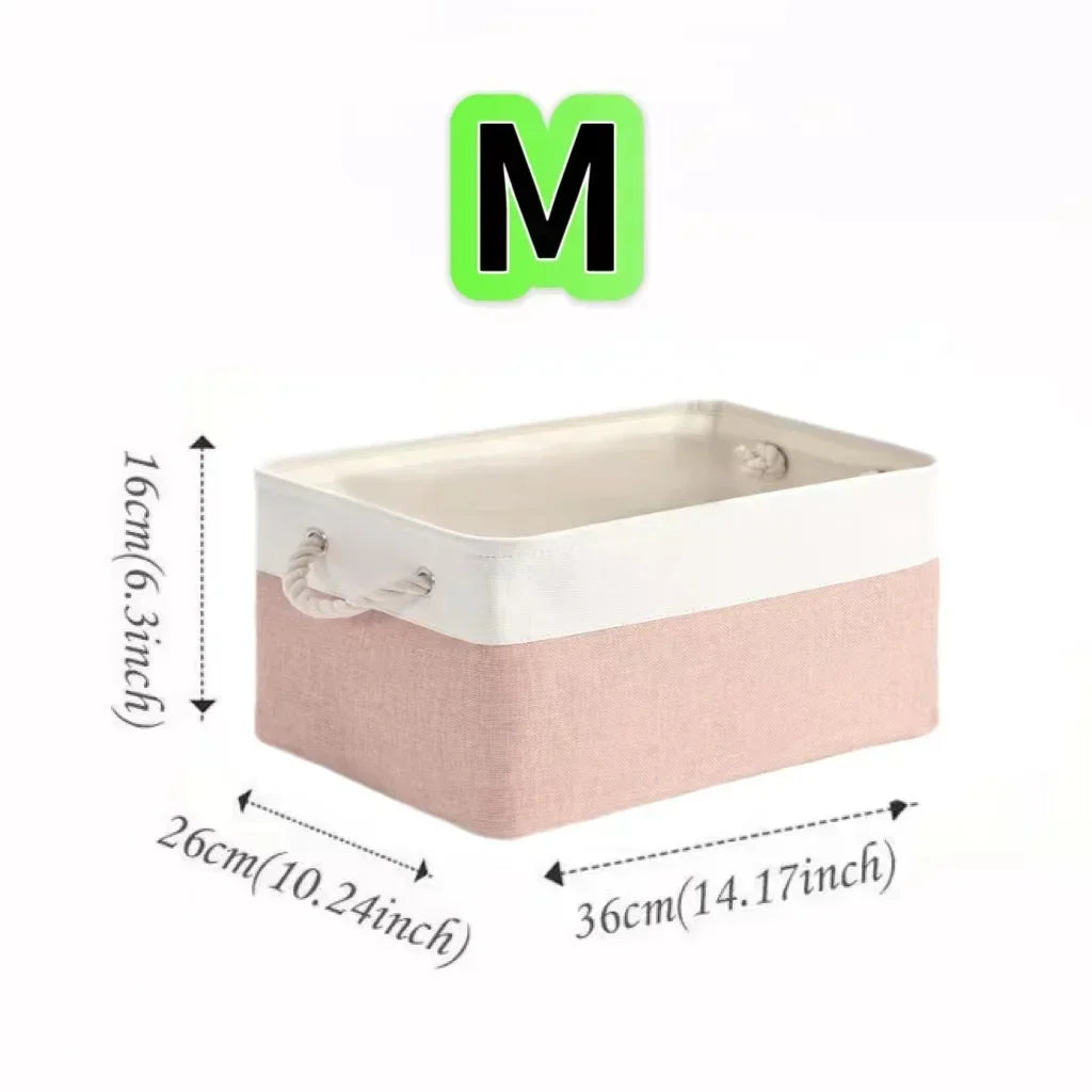 Multi-function Foldable Sundries Storage Basket Foldable Splicing Storage Box With Handle for Clothing Underwear Socks Organizer