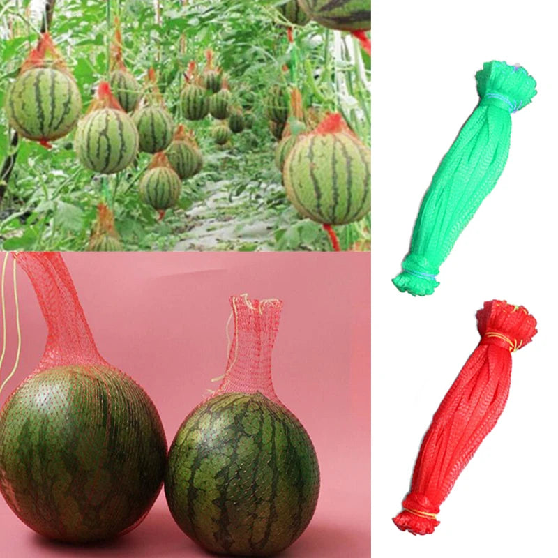 10pcs Multi-size Plastic Nylon Mesh Net Bags For Vegetable Fruit Egg Toys Food Storage Packaging Organizer Gardening Growth Mesh