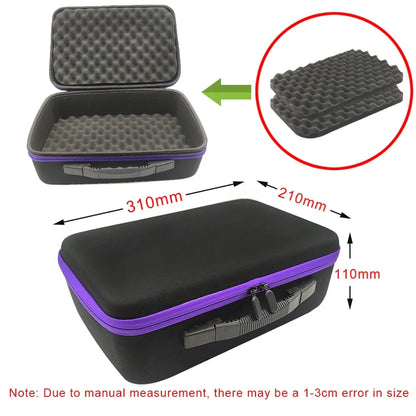 Watch Carry Case Shockproof Box Watch Storage Bags Organizer Protective Canvas EVA Hard Shell Zipper Tool Case