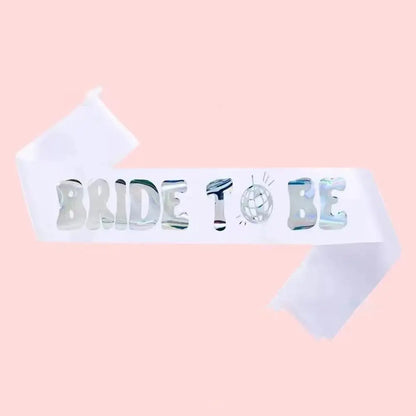 Last Disco Bachelorette Party Decorations Disco Bride Sash Bride to be Sash for Bridal Shower